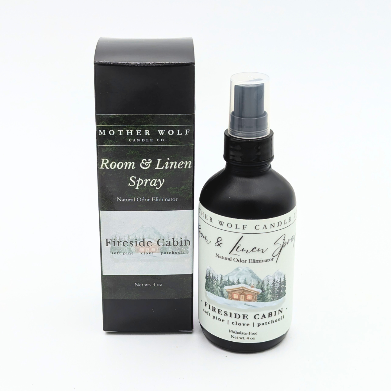 Fireside Cabin Room & Linen Spray